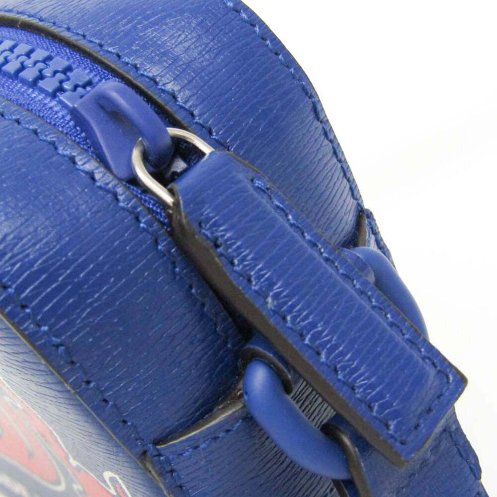 GUCCI Blue Leather Shoulder Bag - Picture 11 of 14